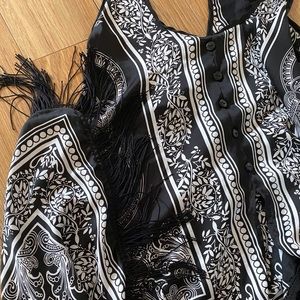 Long Fringe Tunic Size Small